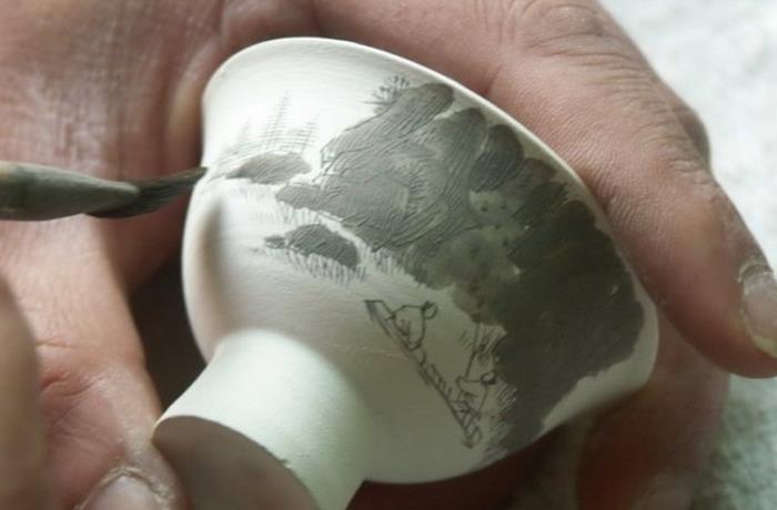 青花瓷 景德镇 制作 技艺 手工