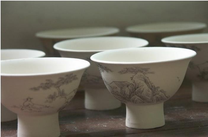青花瓷 景德镇 制作 技艺 手工