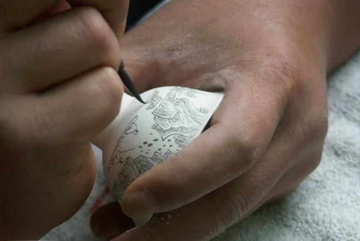 青花瓷 景德镇 制作 技艺 手工